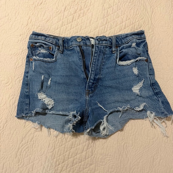 Abercrombie & Fitch Pants - Abercrombie & Fitch - The Mom Short High Rise